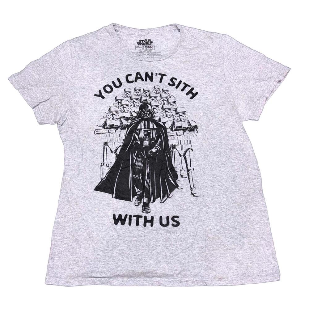 Star Wars Darth Vader Graphic Tee Men’s‎ Medium - “You Can't Sith With Us” NWOT